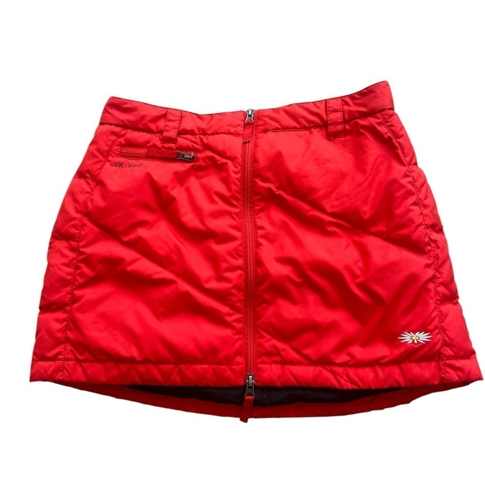 SKHoop Skirt Insulated Down Fill Red/Orange Skirt Women's Size Large